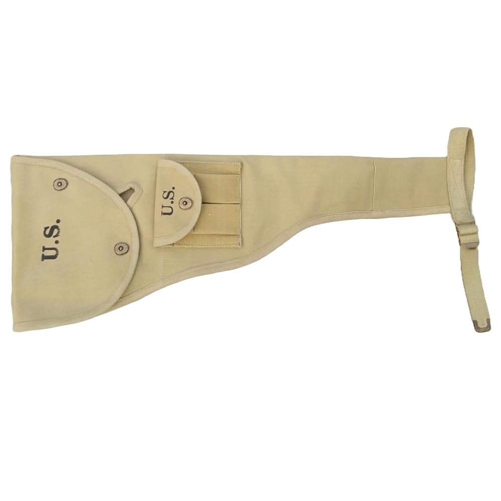 M1 Carbine Canvas Paratrooper Jump Case Marked SEMS 1942-Khakhi