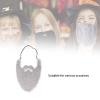 Fake Beard, Beard Costume, Fake Mustache, Faux Beard Mustache Funny Costume Party Male Man Halloween Beard Hair Game Grey Mustache Christmas Halloween Beard for Adult Kid view 4