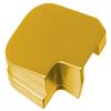 NDZ Performance Rear Slide Cover Plate for Sig P365 P365X P365 XL P365 X Macro P365 Fuse 9mm .380 Laser Engraved Aluminum in Gold - Star of David Mogen Dovid view 3