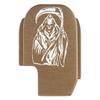 NDZ Performance Rear Slide Cover Plate for Sig P365 P365X P365 XL P365 X Macro P365 Fuse 9mm .380 Laser Engraved Aluminum FDE - Grim Reaper 1 view 1
