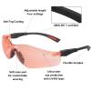 LaneTop AntiFog Shooting Glasses ANSI Z87.1 Eye Protection for Indoor Oudoor Sports Skeet Clay Trap Shooter Range Glass Shooting Eyewear for Men Women-Vermillion view 2