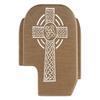 NDZ Performance Rear Slide Cover Plate for Sig P365 P365X P365 XL P365 X Macro P365 Fuse 9mm .380 Laser Engraved Aluminum FDE - Celtic Cross view 1