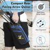 SUNYA X510 Field & Competition Hip Arrow Quiver | 3-Slot Noise-Free Archery Quiver with Sturdy Storage System (42x18cm) view 2