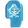 NDZ Performance Rear Slide Cover Plate for Sig P365 P365X P365 XL P365 X Macro P365 Fuse 9mm .380 Laser Engraved Aluminum in Blue - Calico Jack Jolly Roger view 1