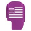 NDZ Performance Rear Slide Cover Plate for Sig P365 P365X P365 XL P365 X Macro P365 Fuse 9mm .380 Laser Engraved Aluminum in Purple - US Flag view 1