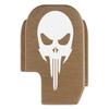 NDZ Performance Rear Slide Cover Plate for Sig P365 P365X P365 XL P365 X Macro P365 Fuse 9mm .380 Laser Engraved Aluminum FDE - NDZ Skull 1 view 1
