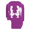 NDZ Performance Rear Slide Cover Plate for Sig P365 P365X P365 XL P365 X Macro P365 Fuse 9mm .380 Laser Engraved Aluminum in Purple - Naughty and Nice Girls view 1