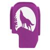 NDZ Performance Rear Slide Cover Plate for Sig P365 P365X P365 XL P365 X Macro P365 Fuse 9mm .380 Laser Engraved Aluminum in Purple - Wolf Moon view 1