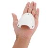4 Pcs Nylon 2-1/2" Marine Wire Cable Vent Cover, Clamshell Vent for Boat, Smooth Edge Thickness 1/8", Wire Vent Cover, Clamshell Vent, Free Installation Screws, White view 2