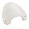4 Pcs Nylon 2-1/2" Marine Wire Cable Vent Cover, Clamshell Vent for Boat, Smooth Edge Thickness 1/8", Wire Vent Cover, Clamshell Vent, Free Installation Screws, White view 4