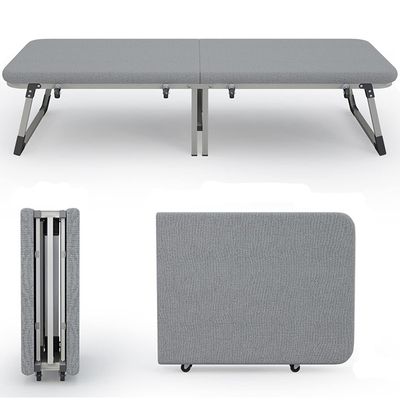 CHENGNAN Portable Folding Camping Bed Adjustable Cots Heavy Duty Strong Stable for Travel Hiking Garden Home,185 * 70 * 36CM