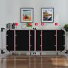 CHENGNAN Portable Folding Camping Bed Adjustable Cots Heavy Duty Strong Stable for Travel Hiking Garden Home,185 * 70 * 36CM view 4