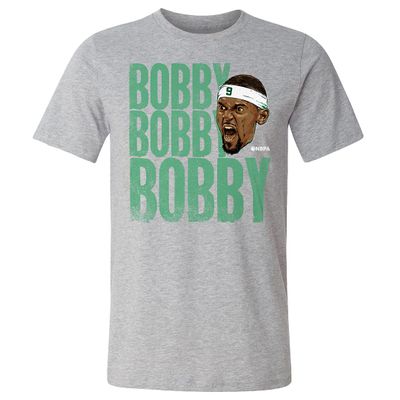 500 LEVEL Bobby Portis Shirt (Cotton, XX-Large, Heather Gray) - Bobby Portis Jr. Stack WHT