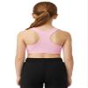 Kurve Girls Seamless Lightweight Stretchy Racerback Sports Bra, Pink, Age 14-17