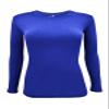 Natural Uniforms Women's Under Scrub Tee Crew Neck Long Sleeve T-Shirt-3-Pack (XX-Small, 3 Pack True Royal Blue) view 2