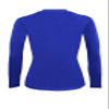 Natural Uniforms Women's Under Scrub Tee Crew Neck Long Sleeve T-Shirt-3-Pack (XX-Small, 3 Pack True Royal Blue) view 3