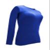 Natural Uniforms Women's Under Scrub Tee Crew Neck Long Sleeve T-Shirt-3-Pack (XX-Small, 3 Pack True Royal Blue) view 4