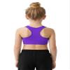Kurve Girls Seamless Lightweight Racerback Sports Bra, Neon Purple, Age 14-17
