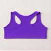 Kurve Girls Seamless Lightweight Racerback Sports Bra, Neon Purple, Age 14-17 view 3