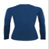 Natural Uniforms Women's Under Scrub Tee Crew Neck Long Sleeve T-Shirt-3-Pack (XX-Small, 3 Pack True Navy Blue) view 3