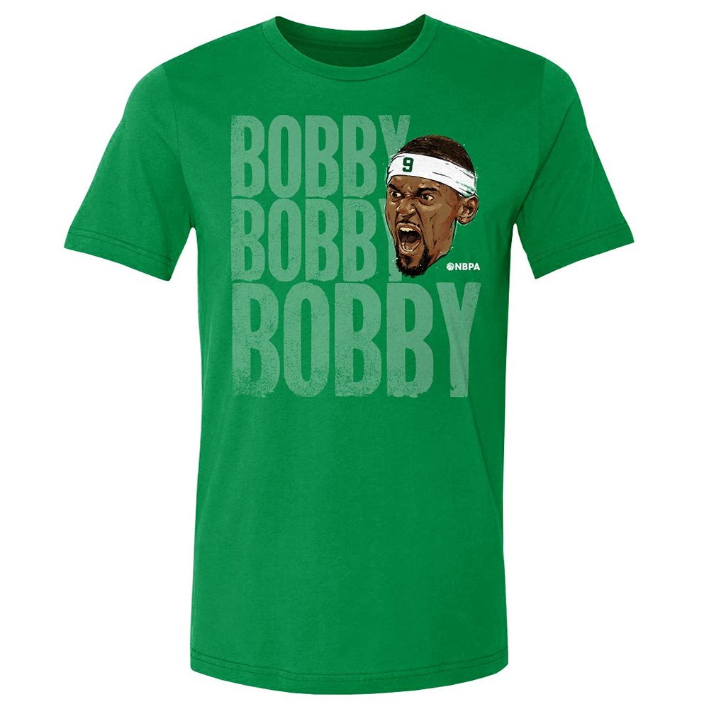 500 LEVEL Bobby Portis Shirt (Cotton, XX-Large, Kelly Green) - Bobby Portis Jr. Stack WHT
