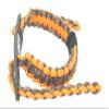 Ten Point Gear Realtree Paracord Archery Bow Wrist Sling - 100% Full Grain Leather 550 Paracord (Blaze Camo) view 3
