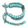 Ten Point Gear Realtree Paracord Archery Bow Wrist Sling - 100% Full Grain Leather 550 Paracord (T Blue Camo) view 3