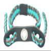 Ten Point Gear Realtree Paracord Archery Bow Wrist Sling - 100% Full Grain Leather 550 Paracord (T Blue Camo) view 4