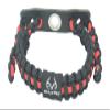 Ten Point Gear Realtree Paracord Archery Bow Wrist Sling - 100% Full Grain Leather 550 Paracord (Thin Red Line) view 1