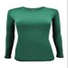 Natural Uniforms Women's Under Scrub Tee Crew Neck Long Sleeve T-Shirt-3-Pack (4X-Large, 3 Pack True Hunter Green) view 2