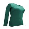 Natural Uniforms Women's Under Scrub Tee Crew Neck Long Sleeve T-Shirt-3-Pack (4X-Large, 3 Pack True Hunter Green) view 4