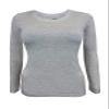 Natural Uniforms Women's Under Scrub Tee Crew Neck Long Sleeve T-Shirt-3-Pack (XX-Small, 3 Pack Heather Charcoal) view 2