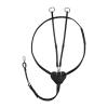 HORZE Winchmore Running Martingale - Black - Horse view 1