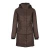 HORZE Aurora Womens Padded Parka with Removable Hem - After Dark Brown - 6 view 1