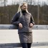 HORZE Aurora Womens Padded Parka with Removable Hem - After Dark Brown - 6 view 3