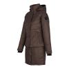 HORZE Aurora Womens Padded Parka with Removable Hem - After Dark Brown - 6 view 4