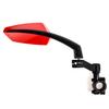 Bike Mirrors, 360 Rotatable Cycling Rearview Mirrors, Wide Angle Safe Shockproof Bicycle Mirror, Ebike Universal Fit Accessories 1 Pair (Red) view 3