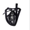 ACSUSS Sexy Womens Flower Lace C String Thongs Transparent Invisible Floral Lingerie Underwear 2# Black One Size view 3