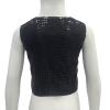 TAIKMD Kids Boys Shiny Sequins Vest Crop Top Dance Jazz Hip Hop Jacket Waistcoat Choir Stage Performance (US, Age, 9 Years, Black) view 3