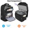 Cooler Backpack,Insulated Backpack Cooler Leakproof Double Deck Cooler Bag for Men Women RFID Lunch Backpack view 2