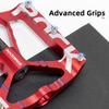ROCKBROS Mountain Bike Pedals MTB Pedals CNC Non-Slip Lightweight Aluminum Alloy Bicycle Pedals Sealed Bearings Bicycle Platform Pedals 9/16" BMX Road Bike Pedal view 2