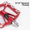 ROCKBROS Mountain Bike Pedals MTB Pedals CNC Non-Slip Lightweight Aluminum Alloy Bicycle Pedals Sealed Bearings Bicycle Platform Pedals 9/16" BMX Road Bike Pedal view 4