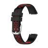 Band Compatible with Fitbit Luxe Bands, Soft Silicone Breathable Straps Replacement Sport Wristbands for Fitbit Luxe Women&Men (Black/Red) view 3