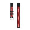 Band Compatible with Fitbit Luxe Bands, Soft Silicone Breathable Straps Replacement Sport Wristbands for Fitbit Luxe Women&Men (Black/Red) view 4