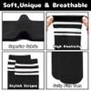 Olreco Toddler Knee High Socks Soccer Girls Boys Soccer Socks 4-6 Years Kids Soccer Socks Black Baby Knee High Socks for Girls view 4