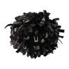 ICObuty Plastic Cheerleader Cheerleading Pom Poms 6 inch 1 Pair 2 Pieces (Wet Black) view 1