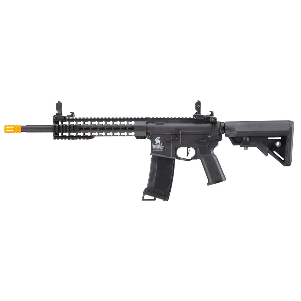 Lancer Tactical Gen 3 Keymod 10'' M4 Carbine High Speed Mid Airsoft AEG with Crane Stock (Programmable ETU & Mosfet)