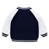 famuka Little Kid Baseball Jacket Warm Cotton Outerwear Toddler Boy Girl Coats (Navy, 18-24 Months) view 2