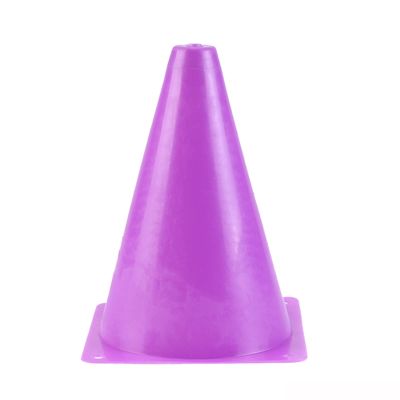 Agility Training Cone 18cm/7" Plastic Cone for Football Sports, Children's Indoor and Outdoor Agility Mini Sport Cone (Color : Purple, Size : 20pcs)