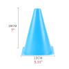 Agility Training Cone Football Training Plastic Cones, 18cm/7" Indoor and Outdoor Marking Barrels, Used for Outdoor Activities, Festivals, and Traffic Safety Practices view 2